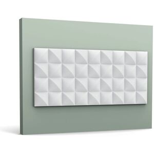 Panel decorativo de pared 3D W113 Blanco Panel decorativo de pared 3D W113 Blanco