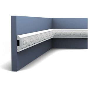 Orac Decor LUXXUS moldura de panel - Estilo Art Nouveau, blanco, 200cm Orac Decor LUXXUS moldura de panel - Estilo Art Nouveau, blanco, 200cm