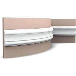 Orac Decor - Flexible Panel Moulding - White - 200cm Orac Decor - Flexible Panel Moulding - White - 200cm