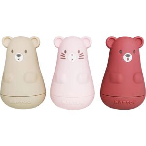 NATTOU Brinquedos de Banho - Bordeaux/Rosa/Bege - 12M NATTOU Brinquedos de Banho - Bordeaux/Rosa/Bege - 12M