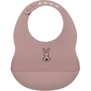 Babador de bebê Nattou - Silicone Dusty Pink - Ajustável e Fácil de Limpar Babador de bebê Nattou - Silicone Dusty Pink - Ajustável e Fácil de Limpar
