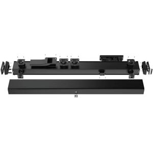 Audac Imeo2 - Barre de son - Sans fil - 2.1.2 canaux - 60W - Noir Audac Imeo2 - Barre de son - Sans fil - 2.1.2 canaux - 60W - Noir