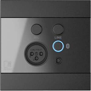 Audac WP225/B Bluetooth Mikrofon Line Wandpanel - Audio-Konverter Audac WP225/B Bluetooth Mikrofon Line Wandpanel - Audio-Konverter
