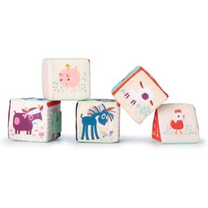 Lilliputiens Cubes de ferme - Multicolore - 12m+ - Blocs empilables - Publicité Lilliputiens Cubes de ferme - Multicolore - 12m+ - Blocs empilables - Publicité