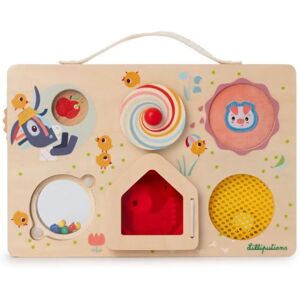 Lilliputiens Wooden Farm Activity Box - Sensory Toy for 12M+ Lilliputiens Wooden Farm Activity Box - Sensory Toy for 12M+