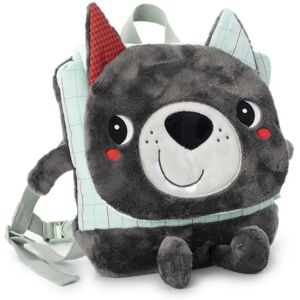 Sac à dos doux Lilliputiens Louis le Loup - Maternelle - Publicité Sac à dos doux Lilliputiens Louis le Loup - Maternelle - Publicité