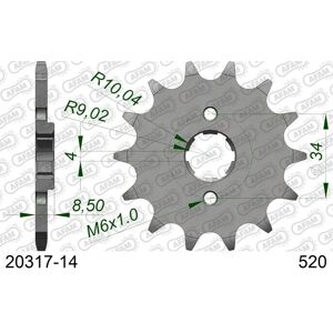 AFAM Steel Sprocket 20317520 - Lightweight, Durable, for Motorcycles AFAM Steel Sprocket 20317520 - Lightweight, Durable, for Motorcycles