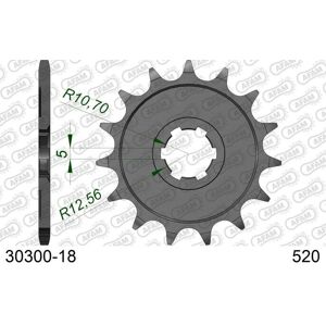 AFAM Steel Standard Front Sprocket - 18 Teeth - Motorcycle Part AFAM Steel Standard Front Sprocket - 18 Teeth - Motorcycle Part