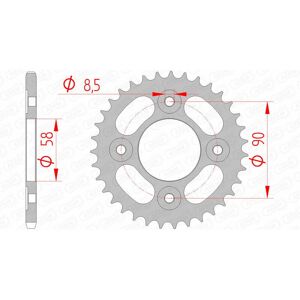 Afam Steel Standard Rear Sprocket - 420 - Durable Steel - Motorcycle Afam Steel Standard Rear Sprocket - 420 - Durable Steel - Motorcycle
