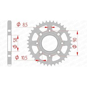 Kymco K-Pipe AFAM Steel 36T 428 Chain Rear Sprocket - Rear Sprocket Kymco K-Pipe AFAM Steel 36T 428 Chain Rear Sprocket - Rear Sprocket