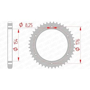 AFAM Steel Rear Sprocket - 530 Chain - 43 Teeth - Durable AFAM Steel Rear Sprocket - 530 Chain - 43 Teeth - Durable
