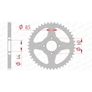 AFAM Steel 48T Rear Sprocket - 12100 - 420 - Unisex AFAM Steel 48T Rear Sprocket - 12100 - 420 - Unisex