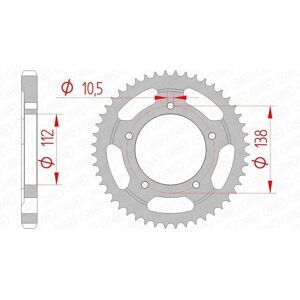 AFAM Steel Standard Rear Sprocket 12607 - 530 - Unisex AFAM Steel Standard Rear Sprocket 12607 - 530 - Unisex