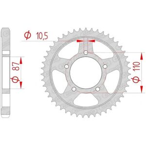 AFAM Steel Sprocket for Suzuki GSX-R 1100 - High Durability AFAM Steel Sprocket for Suzuki GSX-R 1100 - High Durability