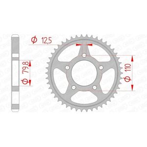 AFAM Steel Sprocket 86600 - 530 - Durable Motorcycle Part AFAM Steel Sprocket 86600 - 530 - Durable Motorcycle Part