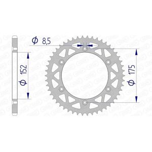 AFAM Aluminium Rear Sprocket 13508 - 520 Unisex - Rear Sprocket AFAM Aluminium Rear Sprocket 13508 - 520 Unisex - Rear Sprocket