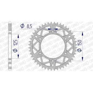 Piñón trasero de aluminio AFAM - Ligero, Autolimpiante, para Motocross Piñón trasero de aluminio AFAM - Ligero, Autolimpiante, para Motocross