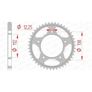 AFAM Steel 10613 - Rear Sprocket for Motorcycles AFAM Steel 10613 - Rear Sprocket for Motorcycles