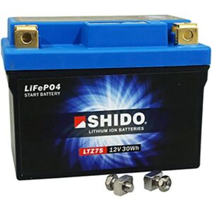 Batterie Lithium-Ion Moto Shido - Modèle LTZ7S - 12V, 2,4Ah Batterie Lithium-Ion Moto Shido - Modèle LTZ7S - 12V, 2,4Ah