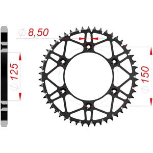 AFAM Steel Self-Cleaning Rear Sprocket 71304 - 520 Unisex AFAM Steel Self-Cleaning Rear Sprocket 71304 - 520 Unisex