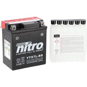 Batterie Moto Nitro YTX7L-BS 12V - Gel AGM - 6Ah Batterie Moto Nitro YTX7L-BS 12V - Gel AGM - 6Ah