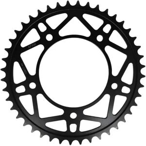AFAM Steel Ultra-Light Rear Sprocket - 520 Chain - Black/ Zinc - Motorcycle Part AFAM Steel Ultra-Light Rear Sprocket - 520 Chain - Black/ Zinc - Motorcycle Part