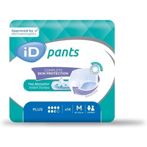 Pantalons Absorbants ID Plus M - Incontinence - Sensation Coton - Publicité Pantalons Absorbants ID Plus M - Incontinence - Sensation Coton - Publicité