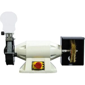 MW-Tech ME15W - Meuleuse d'établi avec roue et brosse 150mm - Publicité MW-Tech ME15W - Meuleuse d'établi avec roue et brosse 150mm - Publicité