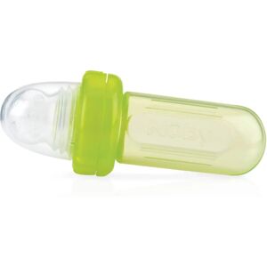 Nuby Alimentador de Silicone para Bebês - Verde 6m+ - Comida para Bebês Nuby Alimentador de Silicone para Bebês - Verde 6m+ - Comida para Bebês