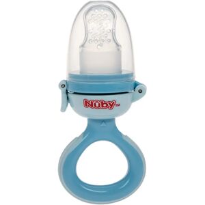 Nuby Silikon Baby-Feeder 6M+ Blau - Baby-Nahrungs-Introduktion Nuby Silikon Baby-Feeder 6M+ Blau - Baby-Nahrungs-Introduktion