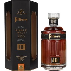 Filliers 10 Ans de Whisky Single Malt Belge - Coffret Cadeau - Publicité Filliers 10 Ans de Whisky Single Malt Belge - Coffret Cadeau - Publicité