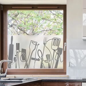 Ambiance Sticker Window Privacy Vinyl - Kitchen Utensils Ambiance Sticker Window Privacy Vinyl - Kitchen Utensils