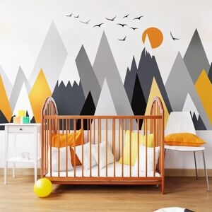 AMBIANCE STICKERS Scandinavian Mountains Alaska Wall Sticker - 40x60cm AMBIANCE STICKERS Scandinavian Mountains Alaska Wall Sticker - 40x60cm