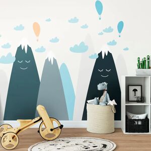 Ambiance Scandinavian Mountain Wall Sticker - 90x135cm Ambiance Scandinavian Mountain Wall Sticker - 90x135cm