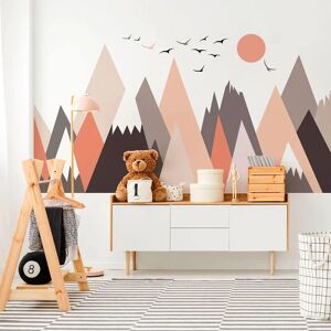 Fransika Scandinavian Mountain Wall Sticker - Kids Room Decor - 110x165cm Fransika Scandinavian Mountain Wall Sticker - Kids Room Decor - 110x165cm