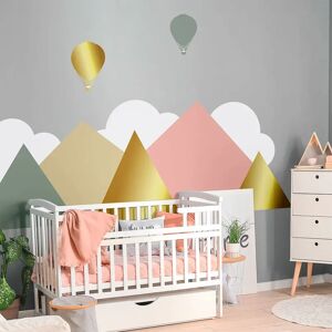Autocollant Murales Montagnes Scandinaves Ambiance - 60x80cm Autocollant Murales Montagnes Scandinaves Ambiance - 60x80cm