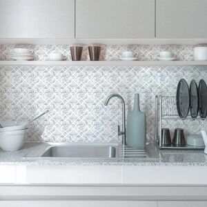 Ambiance Stickers Cement Tile Wall Decals - 24 Stickers 40x60cm Ambiance Stickers Cement Tile Wall Decals - 24 Stickers 40x60cm