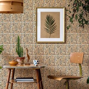 Ambiance Sticker Terrazzo Wanddeko - 24 Aufkleber 15x15cm & 60x90cm Ambiance Sticker Terrazzo Wanddeko - 24 Aufkleber 15x15cm & 60x90cm