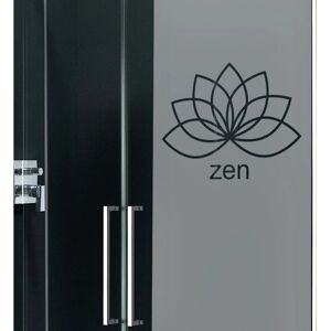 Pegatina ducha pequenas zen flor de loto - adhesivo de pared - revestimiento sticker mural decorativo - 120x35cm Pegatina ducha pequenas zen flor de loto - adhesivo de pared - revestimiento sticker mural decorativo - 120x35cm