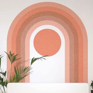 Ambiance Sticker Pink Rainbow Wall Decor - 190x120cm Ambiance Sticker Pink Rainbow Wall Decor - 190x120cm