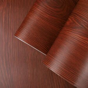 Mörk Valnöt Väggklistermärke Rulle - Självhäftande Vinyl 60cmx30m Mörk Valnöt Väggklistermärke Rulle - Självhäftande Vinyl 60cmx30m
