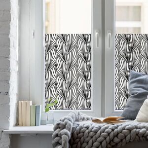 AMBIANCE STICKER Window Privacy Vinyl - Frosted Leaf Design AMBIANCE STICKER Window Privacy Vinyl - Frosted Leaf Design