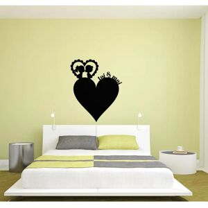 Ambiance Heart Chalkboard Wall Sticker - 80x65cm Ambiance Heart Chalkboard Wall Sticker - 80x65cm