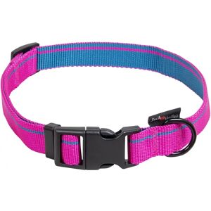 Jack and Vanilla Roze/Blauw Hondenhalsband - XL - Verstelbaar Jack and Vanilla Roze/Blauw Hondenhalsband - XL - Verstelbaar