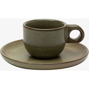 Serax Surface Camo Green 4-pack - Kaffekopper og Underkopper Serax Surface Camo Green 4-pack - Kaffekopper og Underkopper