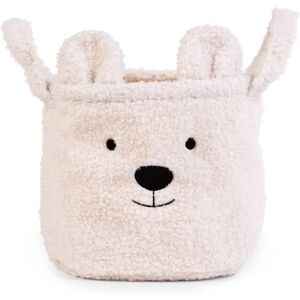 Childhome Teddy Prádelnice Bílá - 25x20x20cm Childhome Teddy Prádelnice Bílá - 25x20x20cm