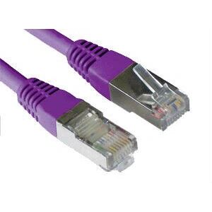 Câble réseau LOGON Cat6a - 0,5 m - RJ-45 - Violet Câble réseau LOGON Cat6a - 0,5 m - RJ-45 - Violet