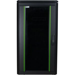 Armadio rack LOGON RDL20U68BL - 20U, Nero, Porta con serratura Armadio rack LOGON RDL20U68BL - 20U, Nero, Porta con serratura