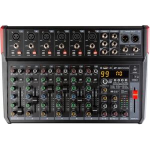 JB Systems Live-10 Mixeur - Mixeur audio portable 8 canaux JB Systems Live-10 Mixeur - Mixeur audio portable 8 canaux