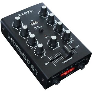 Ibiza Mix500BT Mixeur compact 2 canaux avec Bluetooth & USB - Publicité Ibiza Mix500BT Mixeur compact 2 canaux avec Bluetooth & USB - Publicité
